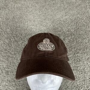 Outback Steakhouse Hat Cap Strap Back Brown Embroidered Golf Promo Mens Pro-Am